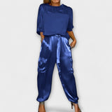 Margarida - Conjunto de Seda de 2 Peças