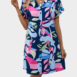 Vestido Camisa com Impressão