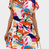 Vestido Camisa com Impressão