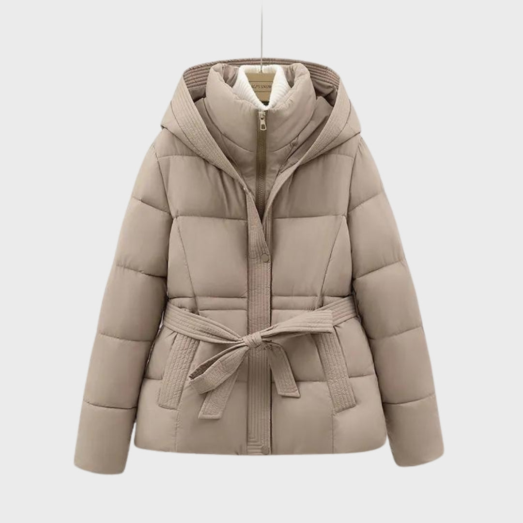 Inês | Parka De Inverno Com Cinto