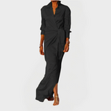 Vestido Longo para Ocasiões Formais com Laço