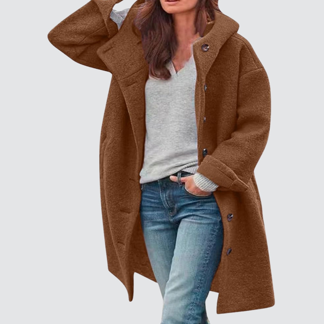 Catarina | Casaco Comprido de Inverno Elegante