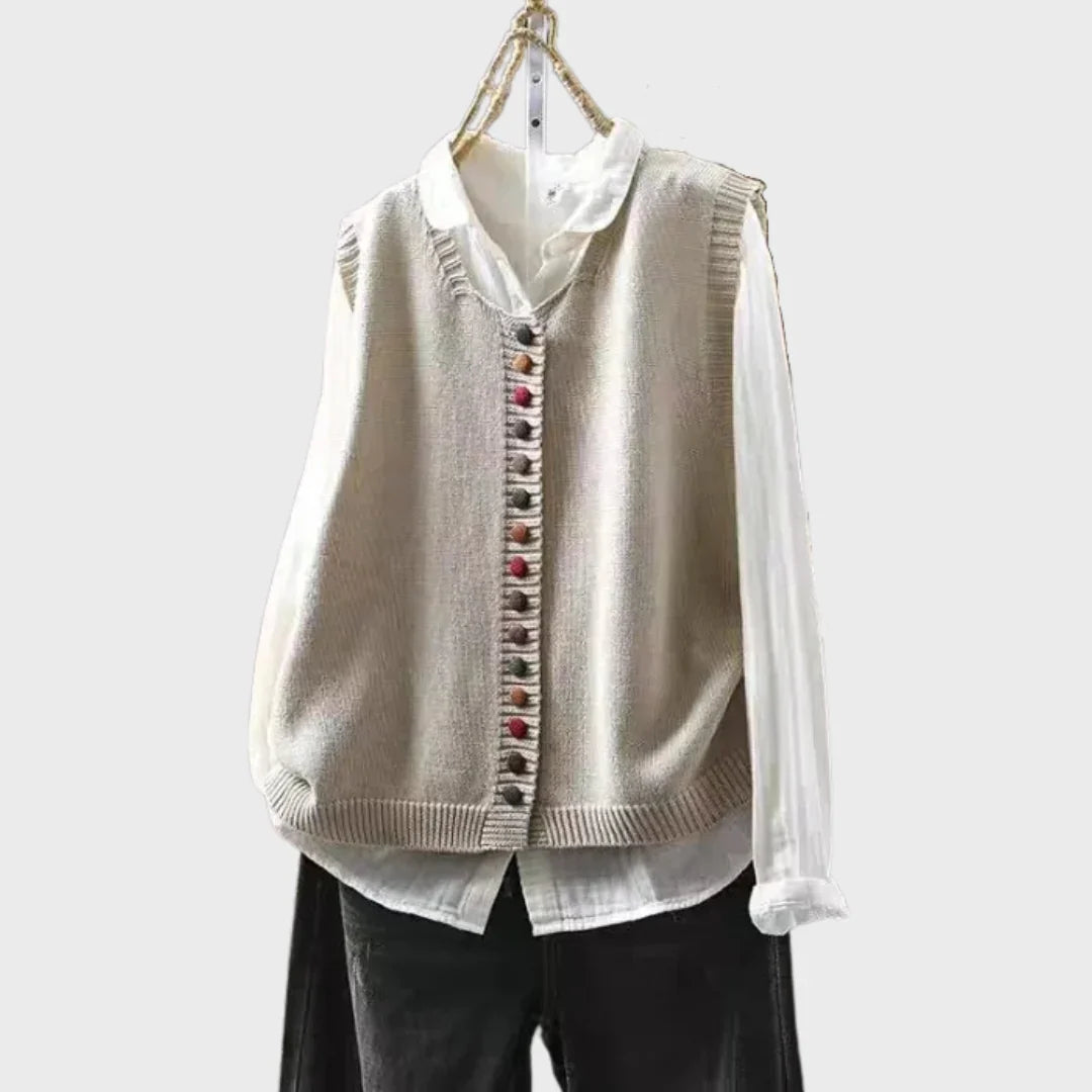 Cátia | Cardigã Elegante de Outono para o Dia a Dia