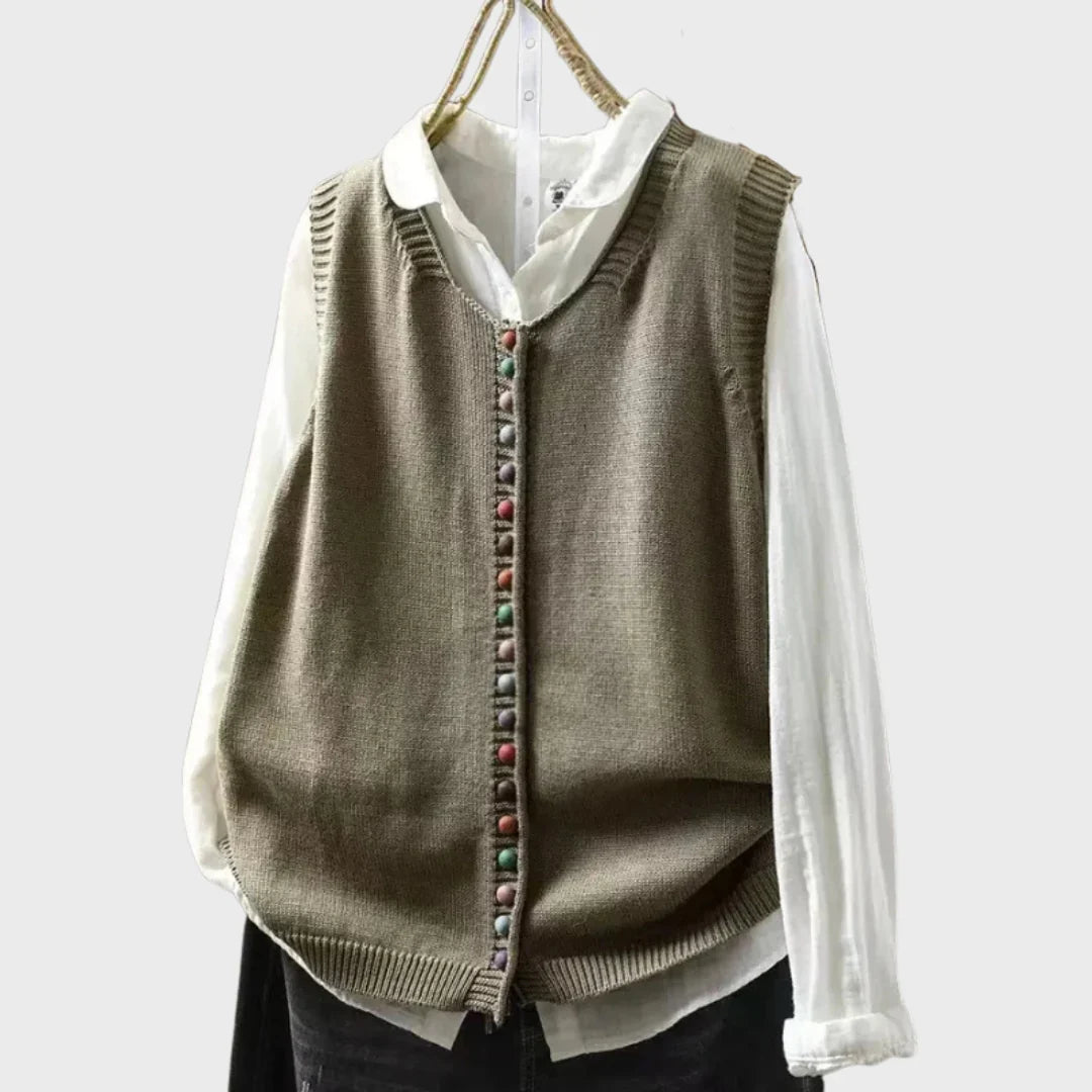 Cátia | Cardigã Elegante de Outono para o Dia a Dia