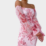 Vestido Midi Floral Doce