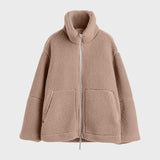 Milena | Casaco de Pelo Polar Largo