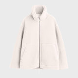 Milena | Casaco de Pelo Polar Largo