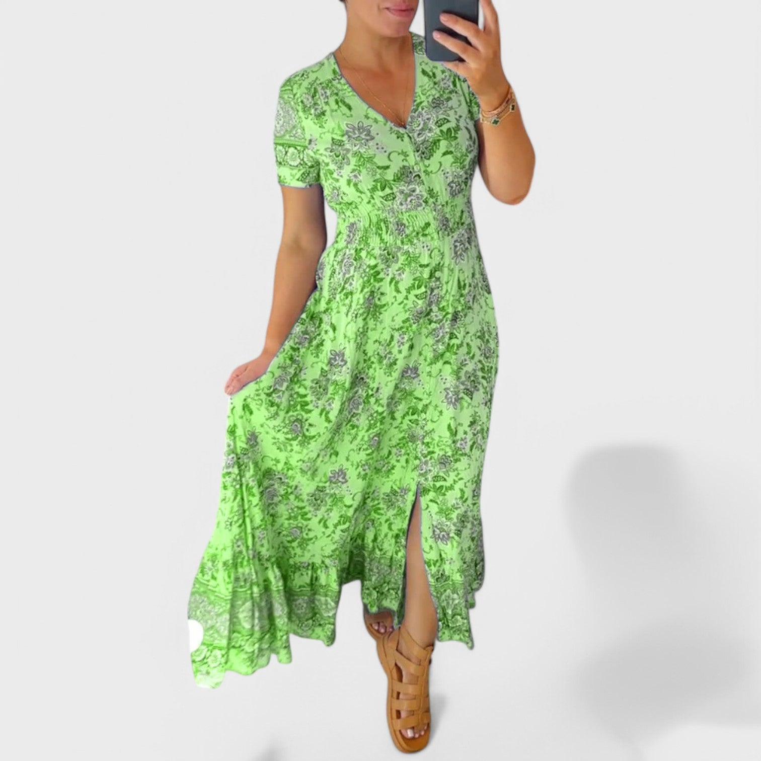 Constança - Vestido Floral e Elegante