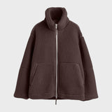 Milena | Casaco de Pelo Polar Largo