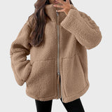 Milena | Casaco de Pelo Polar Largo