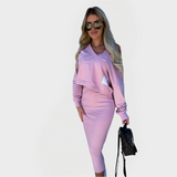 Conjunto de Verão com Sweater e Vestido para Conforto e Estilo