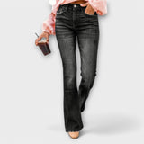 Calças elásticas confortáveis