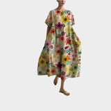 Vestido Retro Longo Confortável