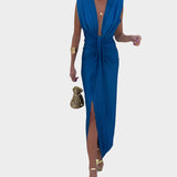 Vestido Sexy com Design Espiral