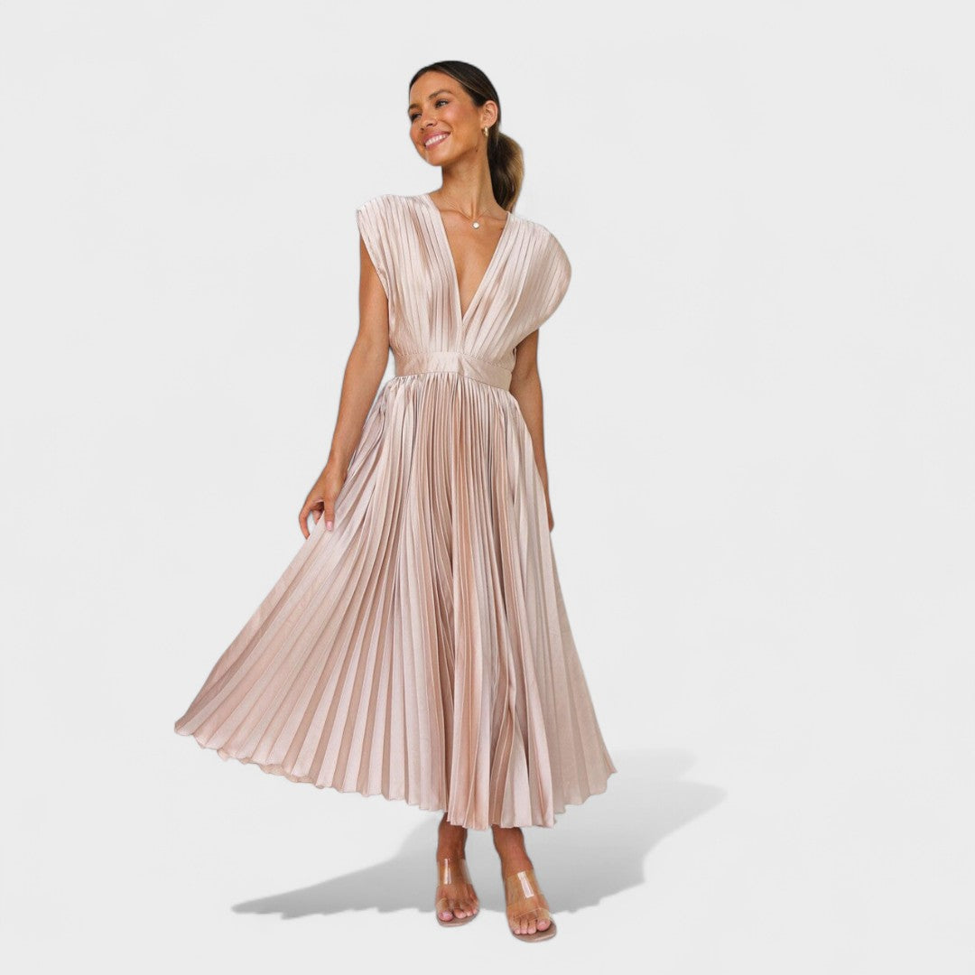 Eduarda - Vestido midi elegante