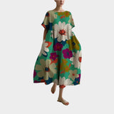 Vestido Retro Longo Confortável