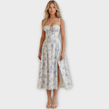 Vestido Midi com Côrse