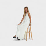 Filipa - Colete + Vestido Longo com Decote em V